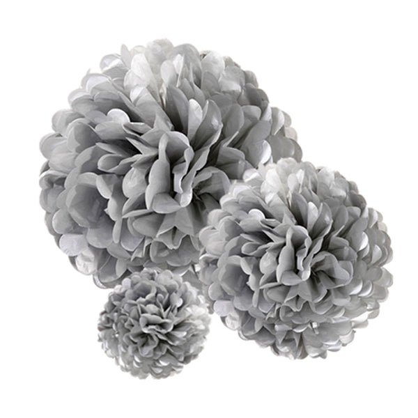 Pack of 10 Paper Pom Poms 10 inch / 25cm