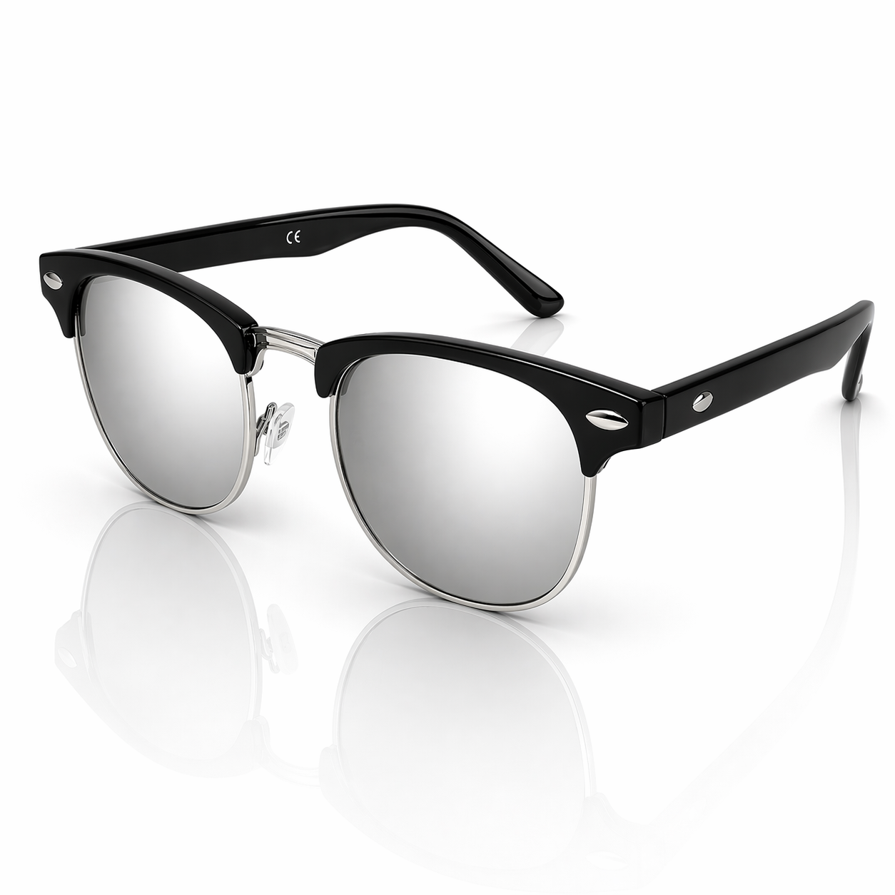 Adults Half-Rim UV400 Sunglasses