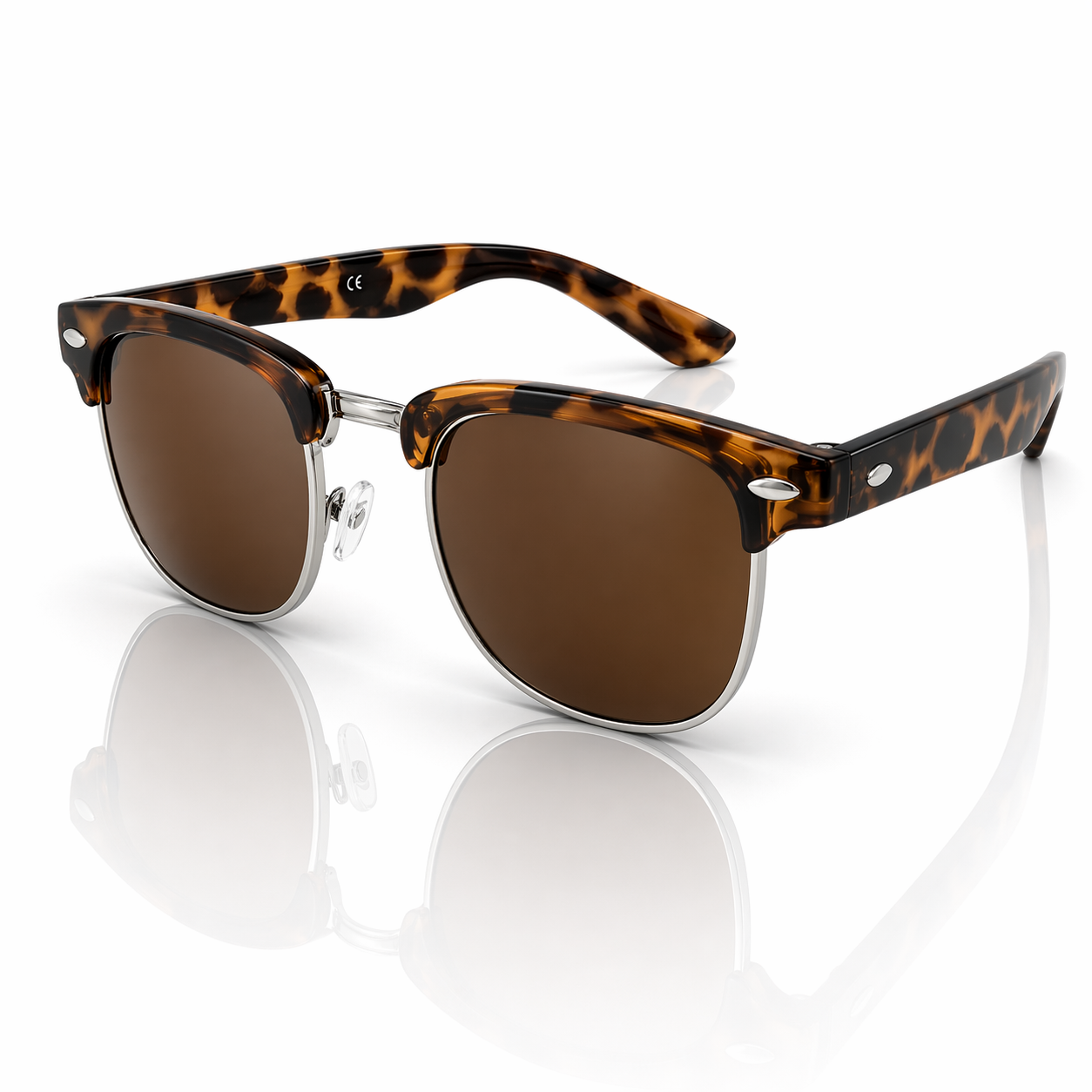 Adults Half-Rim UV400 Sunglasses