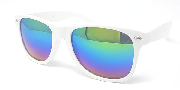 Classic Sunglasses UV400 Mens Ladies Womens Black Lens Mirrored