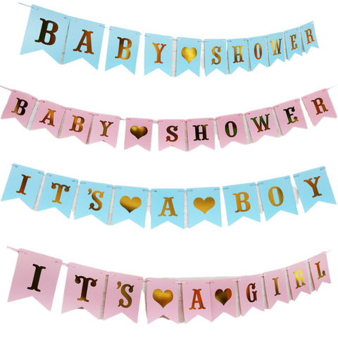 5m Baby Shower Bunting