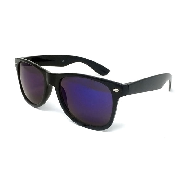 Classic Sunglasses UV400 Mens Ladies Womens Black Lens Mirrored