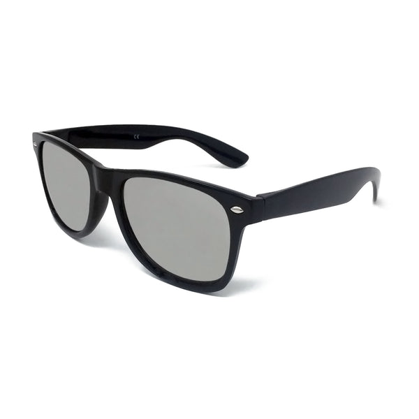 Kids Sunglasses UV400 Boys Girls Shades Black Lens Mirrored