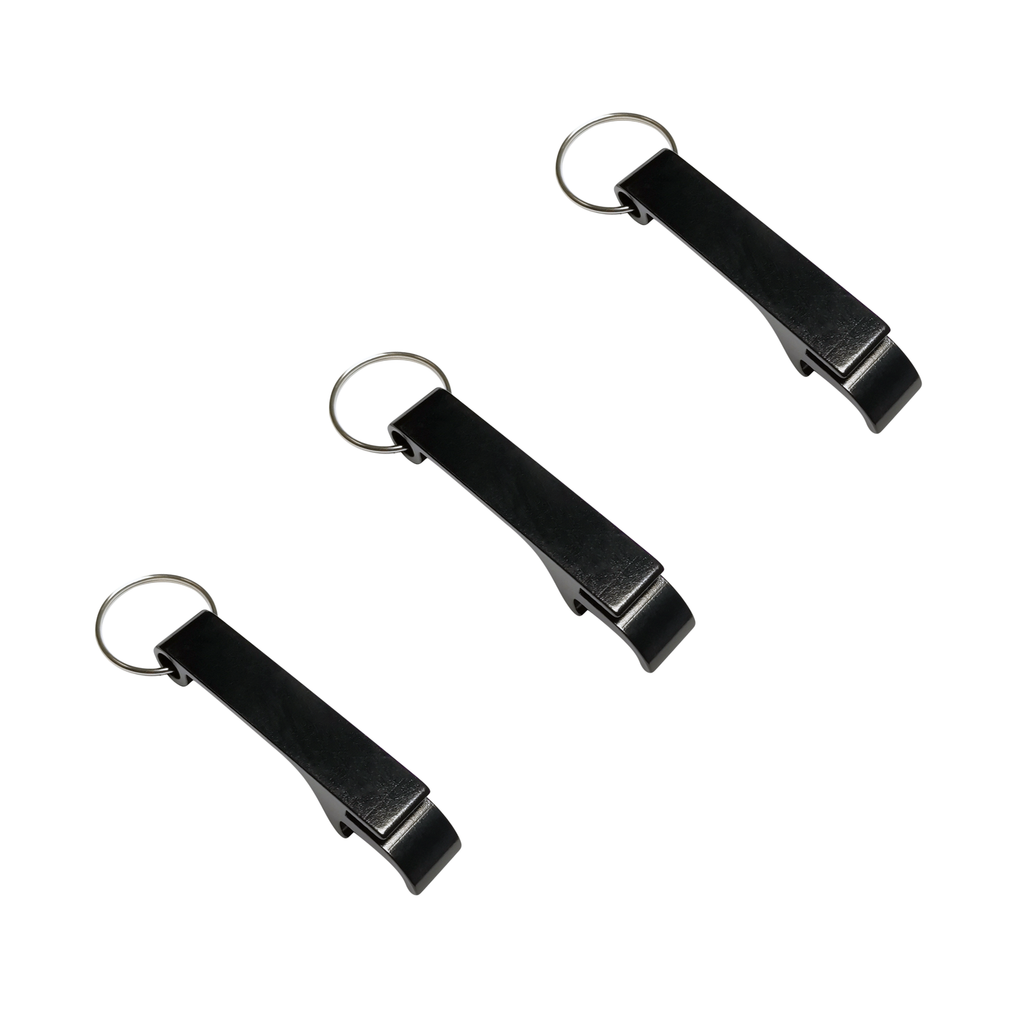 Pack of 3 Mini Keyring Bottle Openers