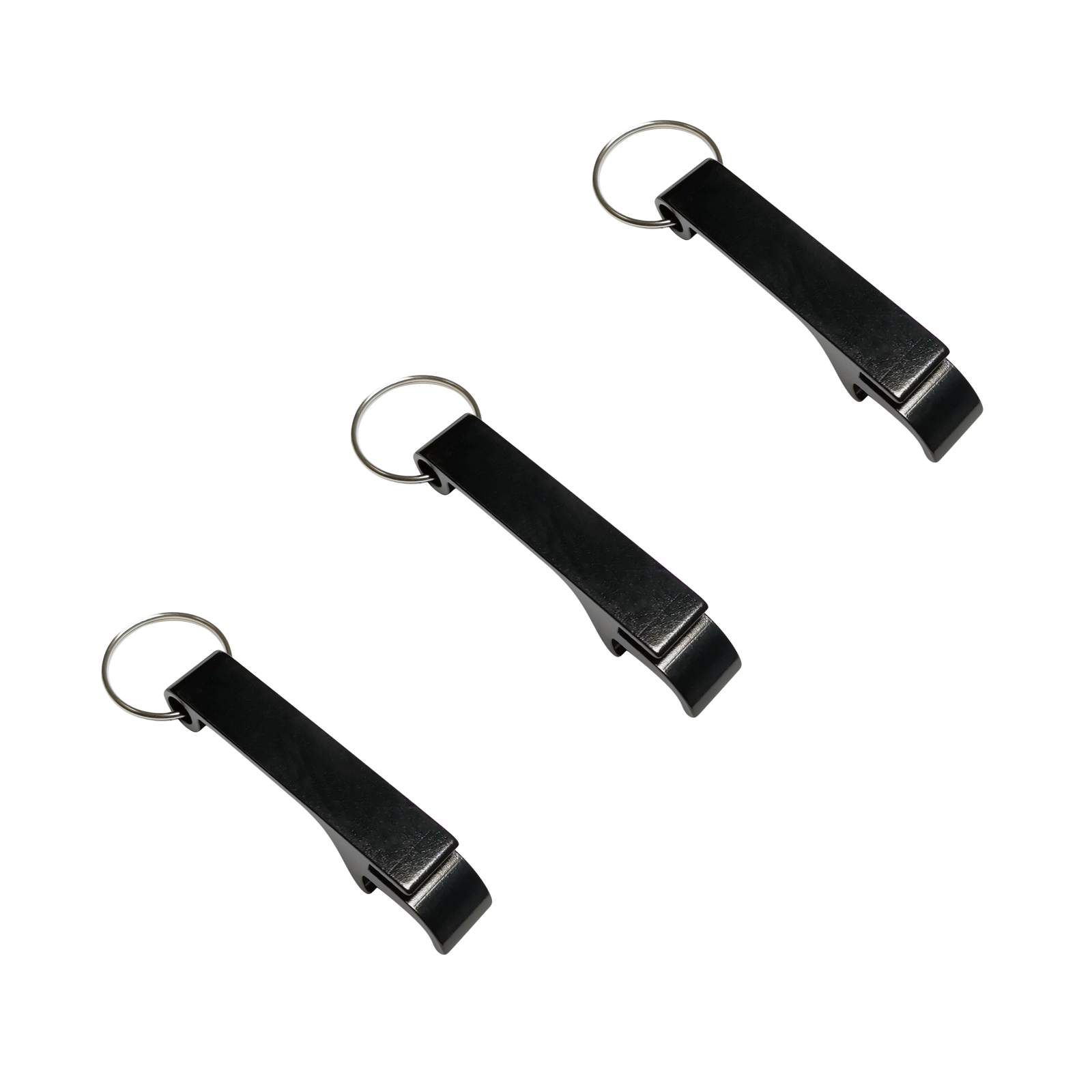 Pack of 3 Mini Keyring Bottle Openers
