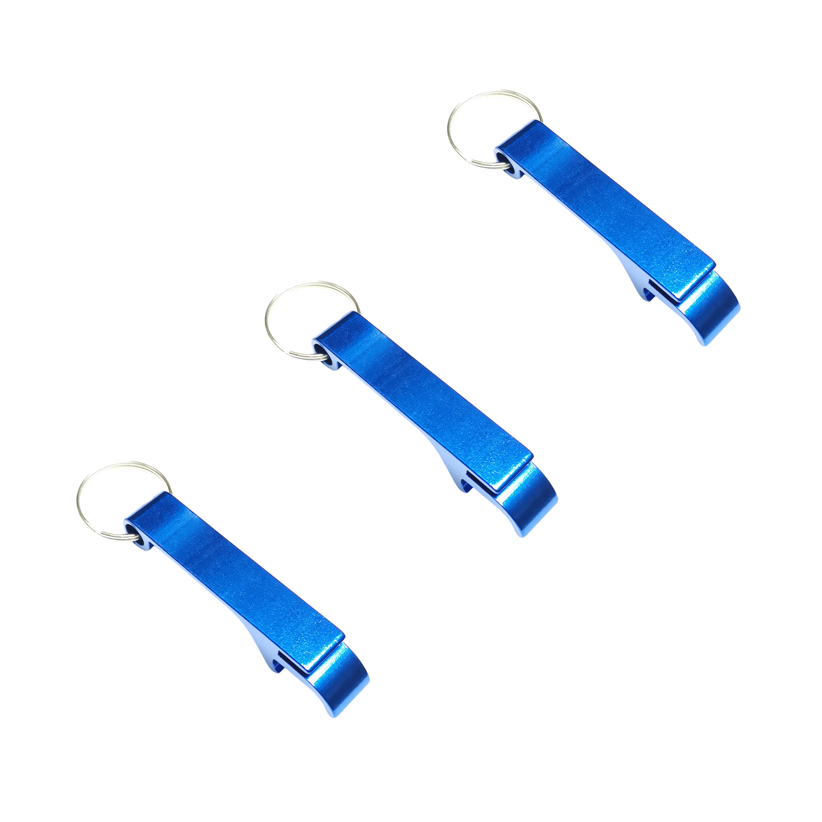 Pack of 3 Mini Keyring Bottle Openers