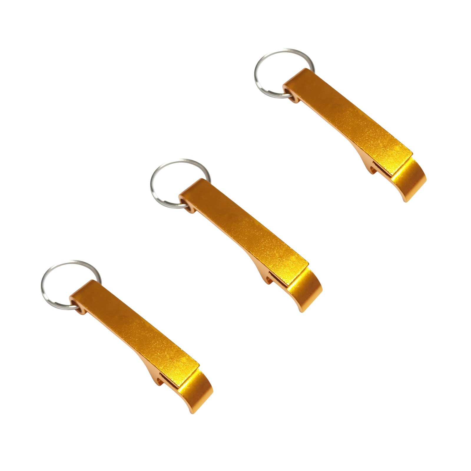 Pack of 3 Mini Keyring Bottle Openers