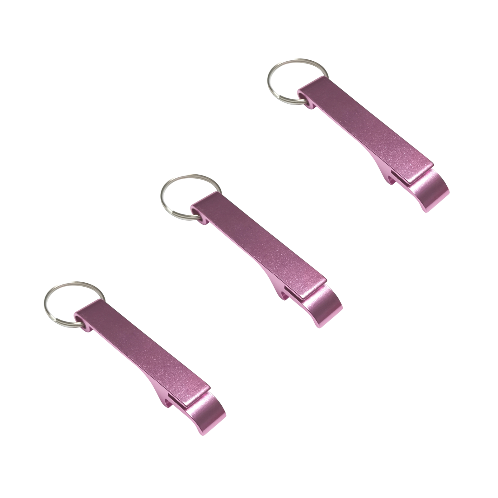 Pack of 3 Mini Keyring Bottle Openers