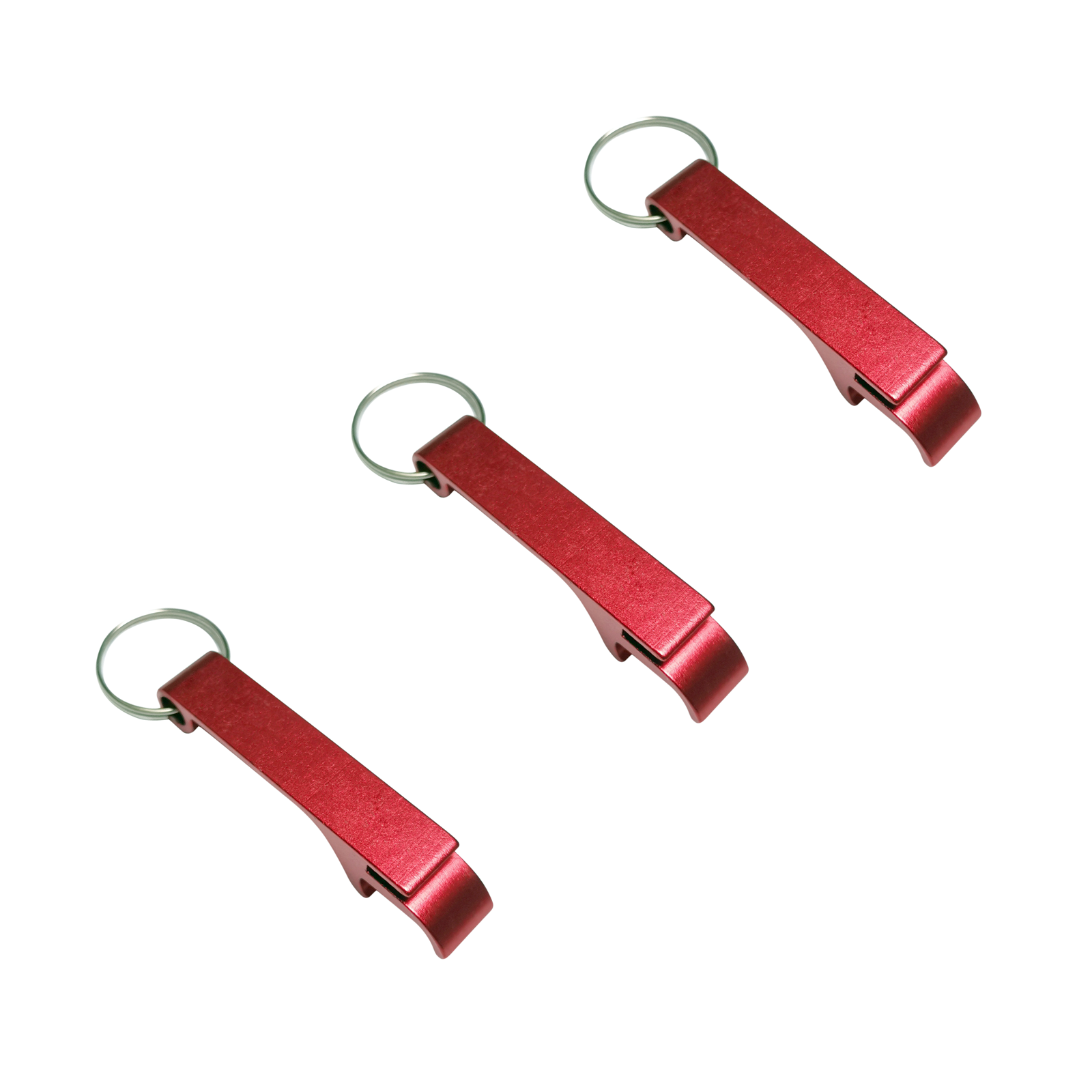 Pack of 3 Mini Keyring Bottle Openers