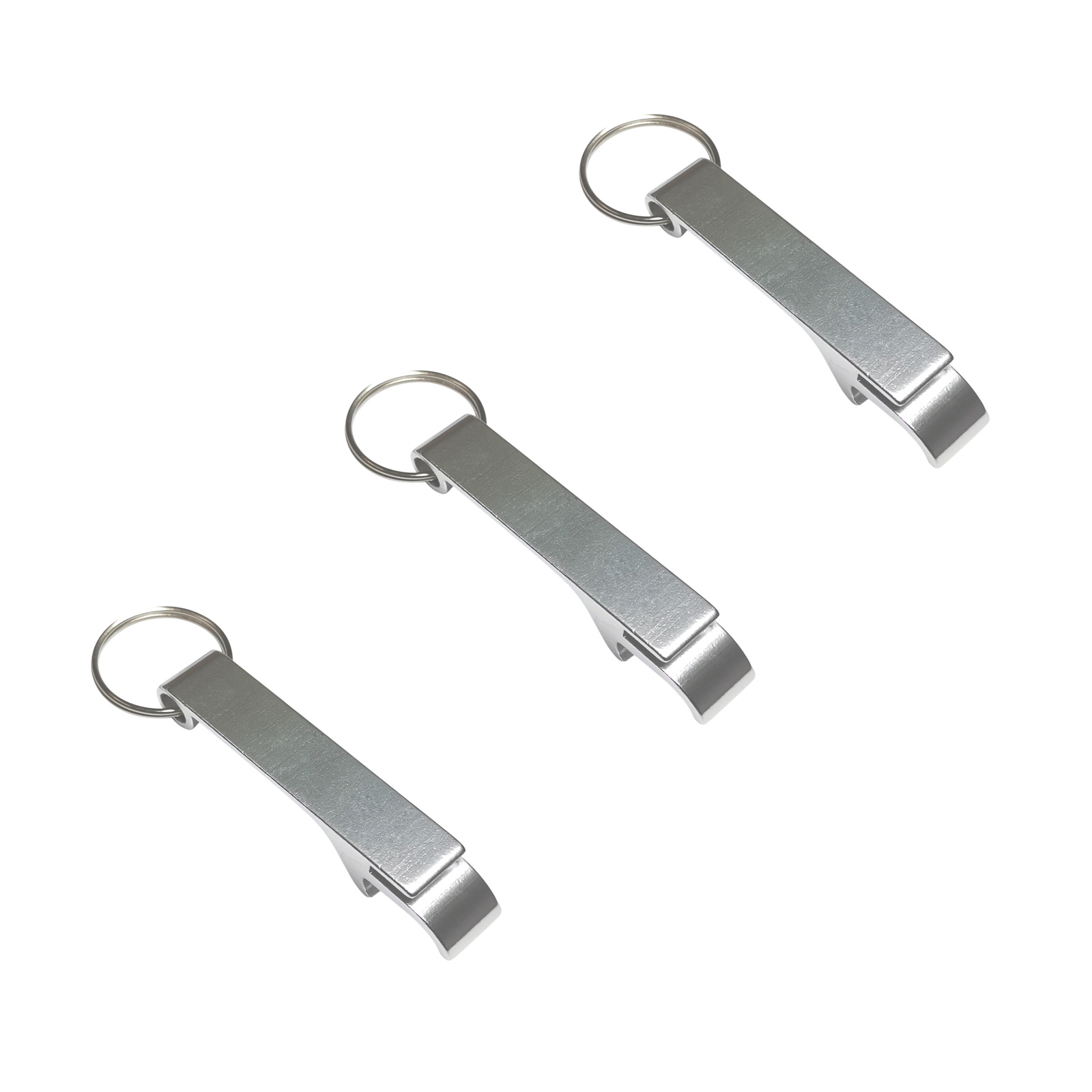 Pack of 3 Mini Keyring Bottle Openers