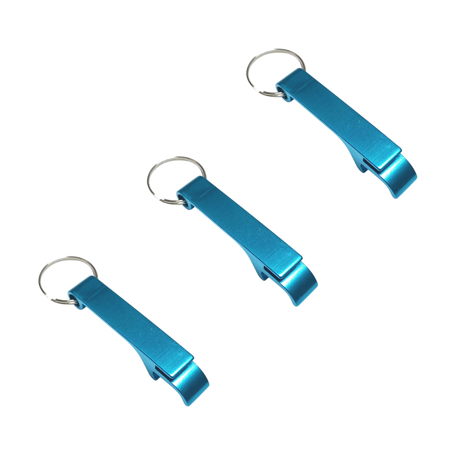 Pack of 3 Mini Keyring Bottle Openers