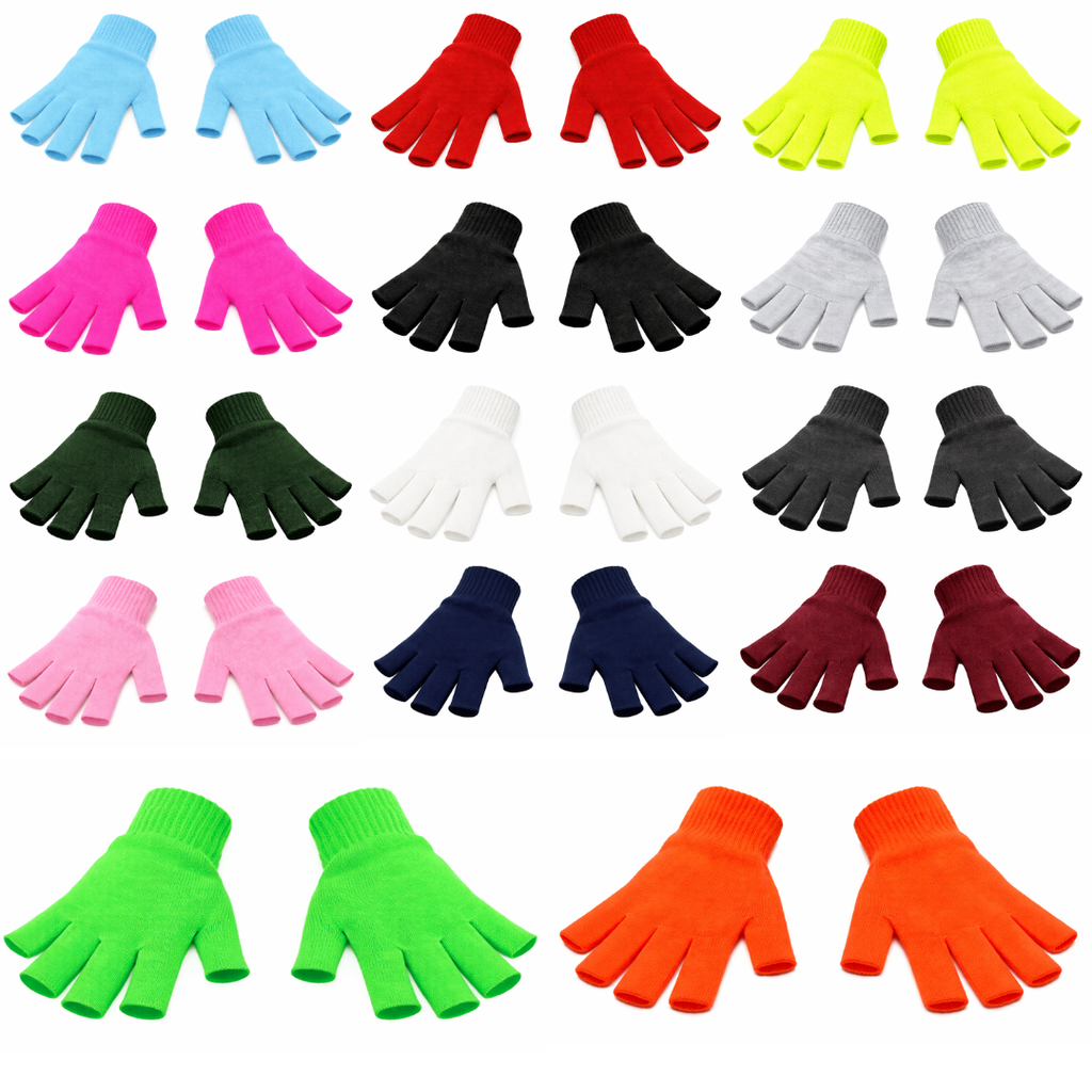 Adults Fingerless Gloves