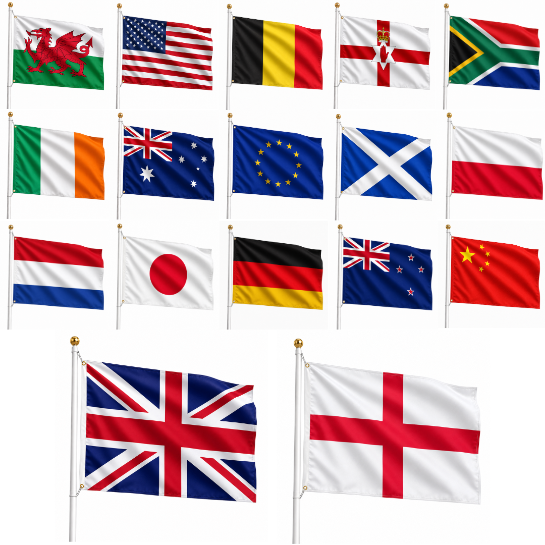 Large 3ft x 5ft Country Flags
