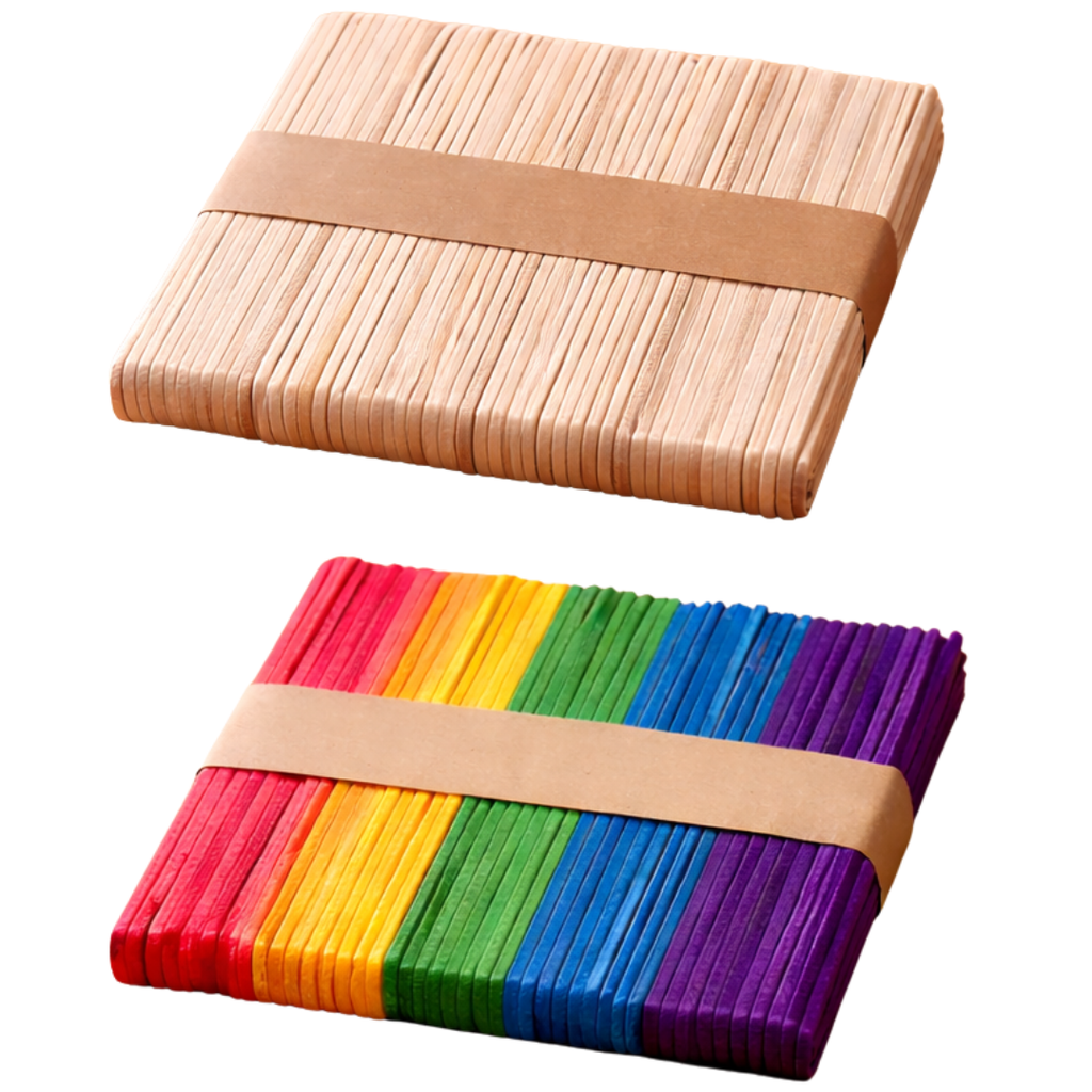 Wooden Lollipop Sticks - Pack of 50,100,250,500 or 1000