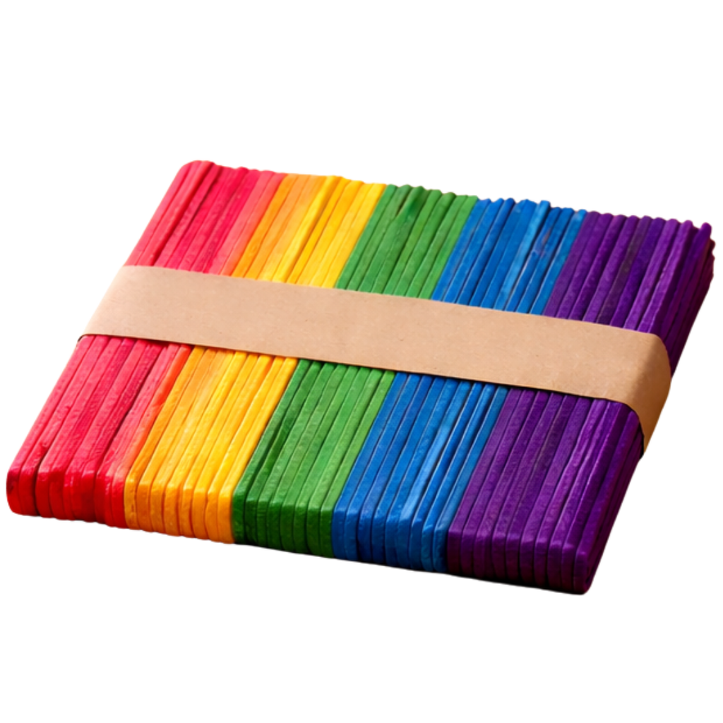 Wooden Lollipop Sticks - Pack of 50,100,250,500 or 1000