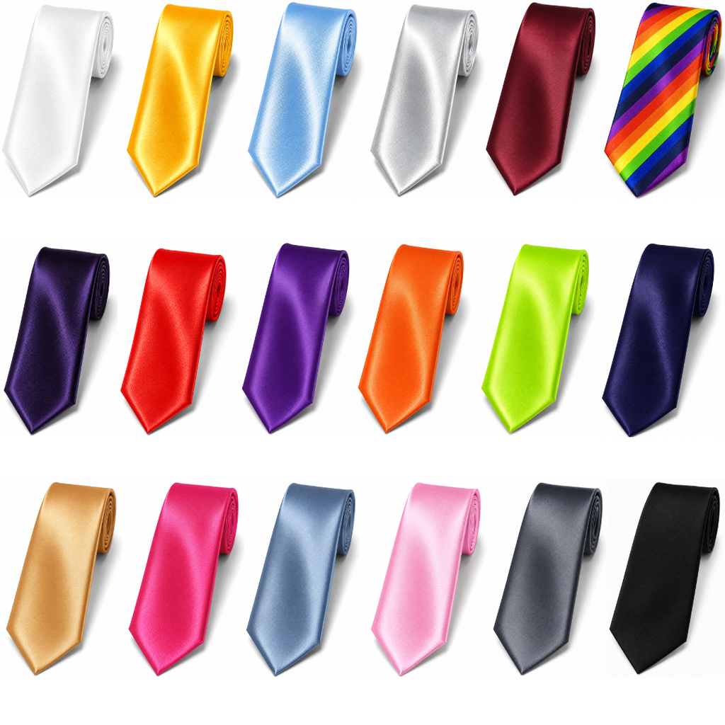 Adults Neck Tie - Skinny & Regular Widths