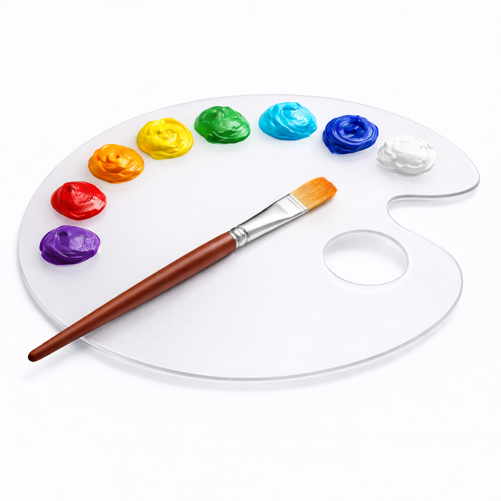 Artists Paint Palette 20x30cm - Clear