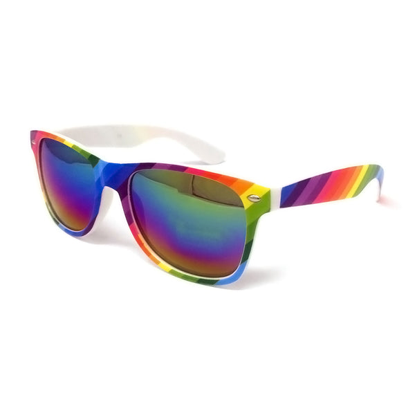 Classic Sunglasses UV400 Mens Ladies Womens Black Lens Mirrored