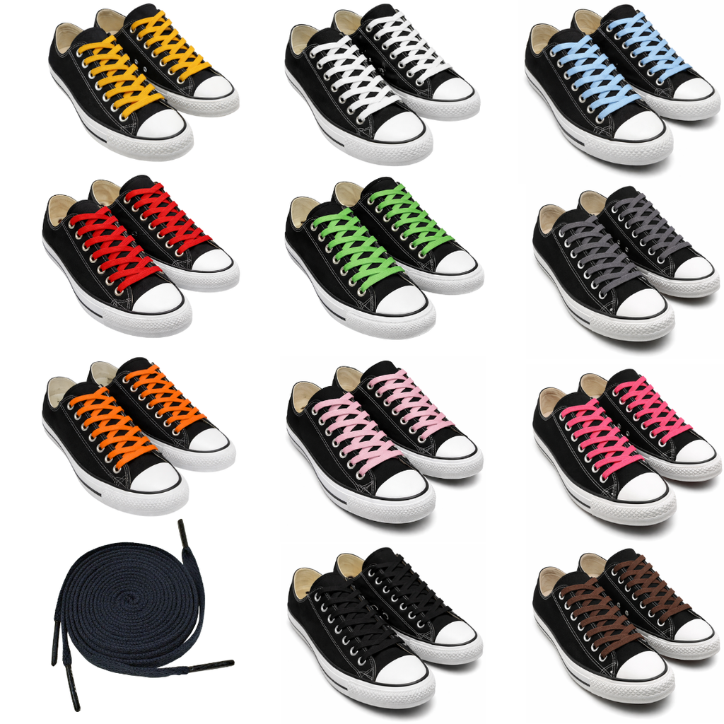 Flat Shoelaces 60cm-140cm - 1 Pair