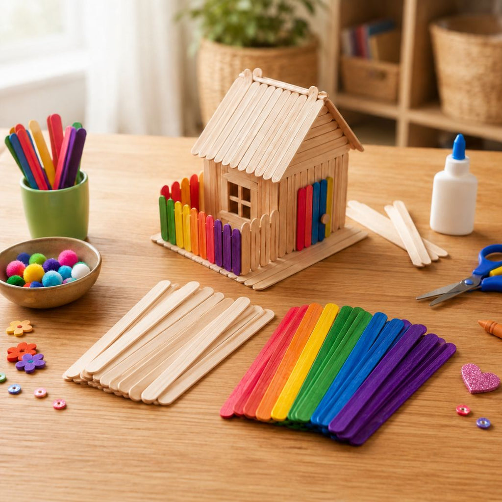 Wooden Lollipop Sticks - Pack of 50,100,250,500 or 1000