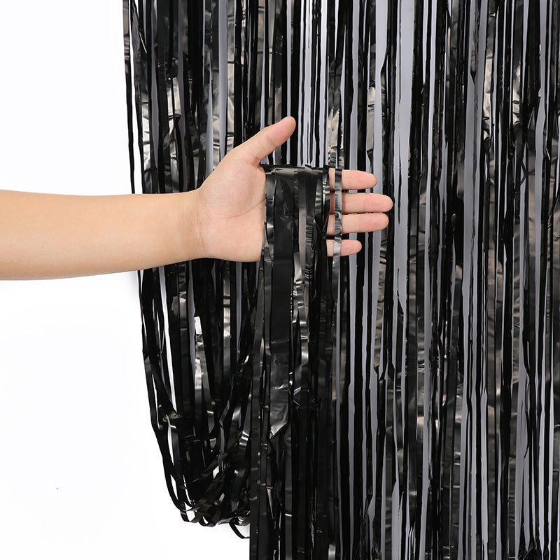 2 / 2.5 / 3M Foil Curtain Decoration