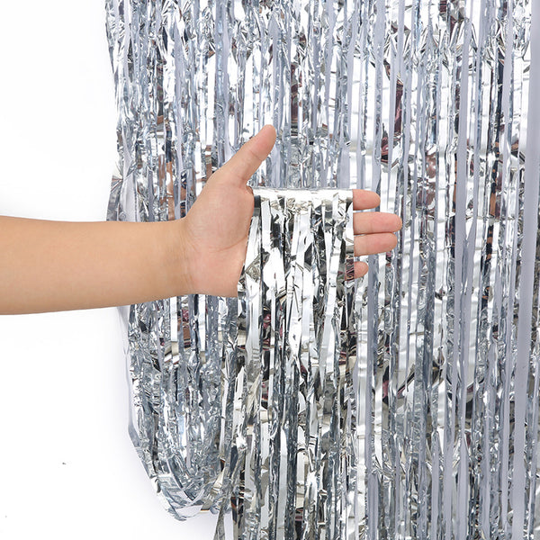 2 / 2.5 / 3M Foil Curtain Decoration