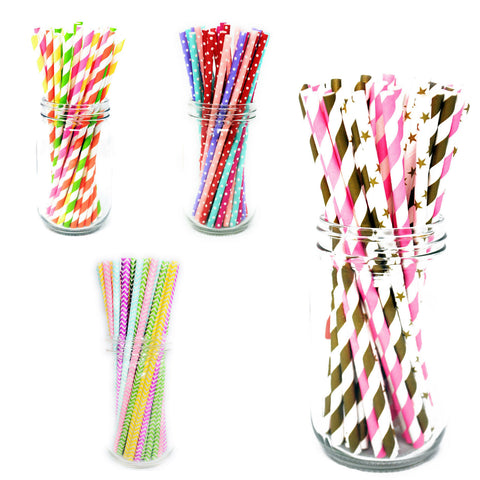 Paper Straws - Pack of 25