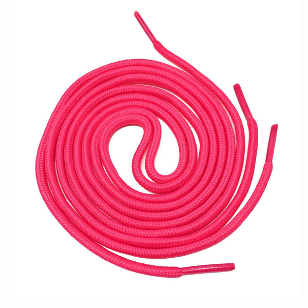 Round Boot Laces Shoelaces 80cm 100cm Trainer Shoe Coloured Long Adult Kids Thin