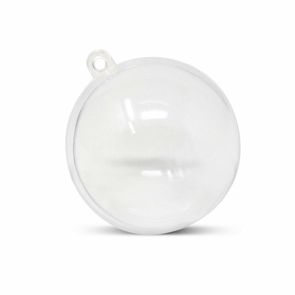 Clear Fillable Round Baubles [Pack of 5]