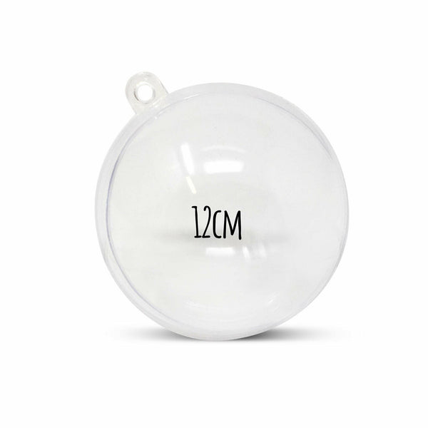 Clear Fillable Round Baubles [Pack of 5]