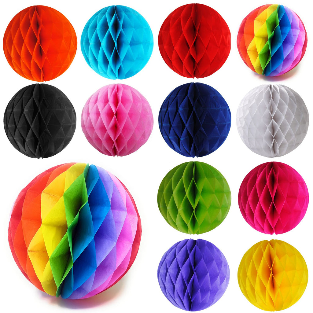 30cm / 12" Honeycomb Ball - White